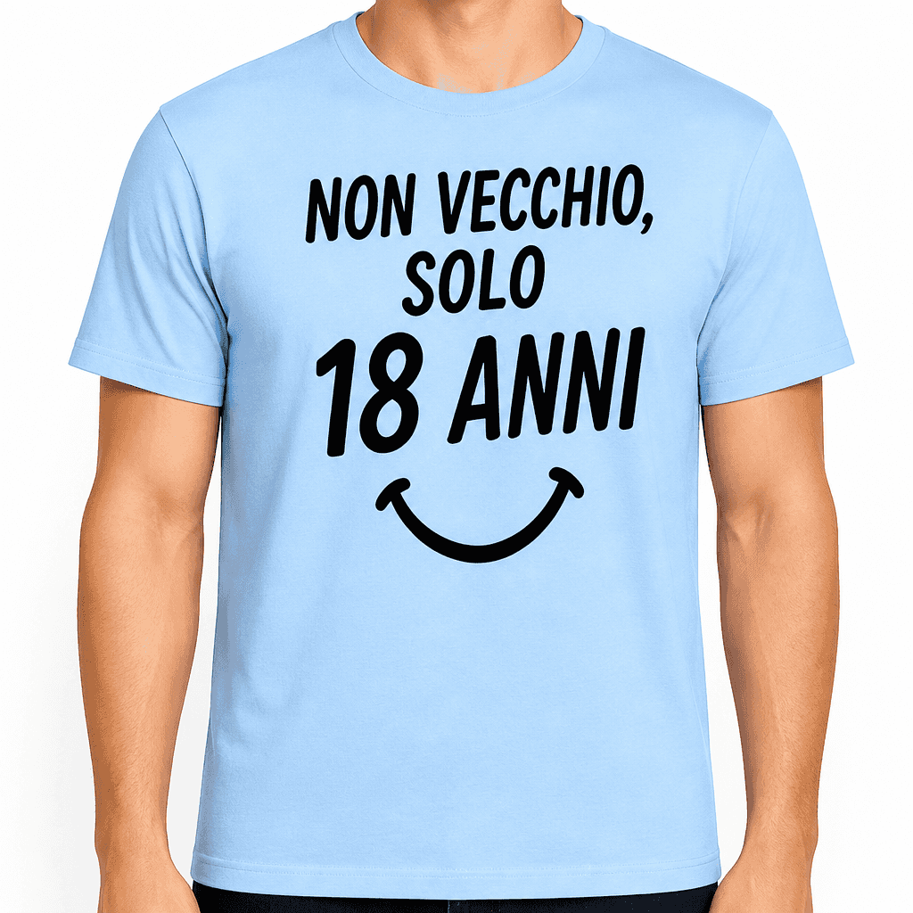 Maglietta per 18 anni – Non vecchio, solo 18 anni