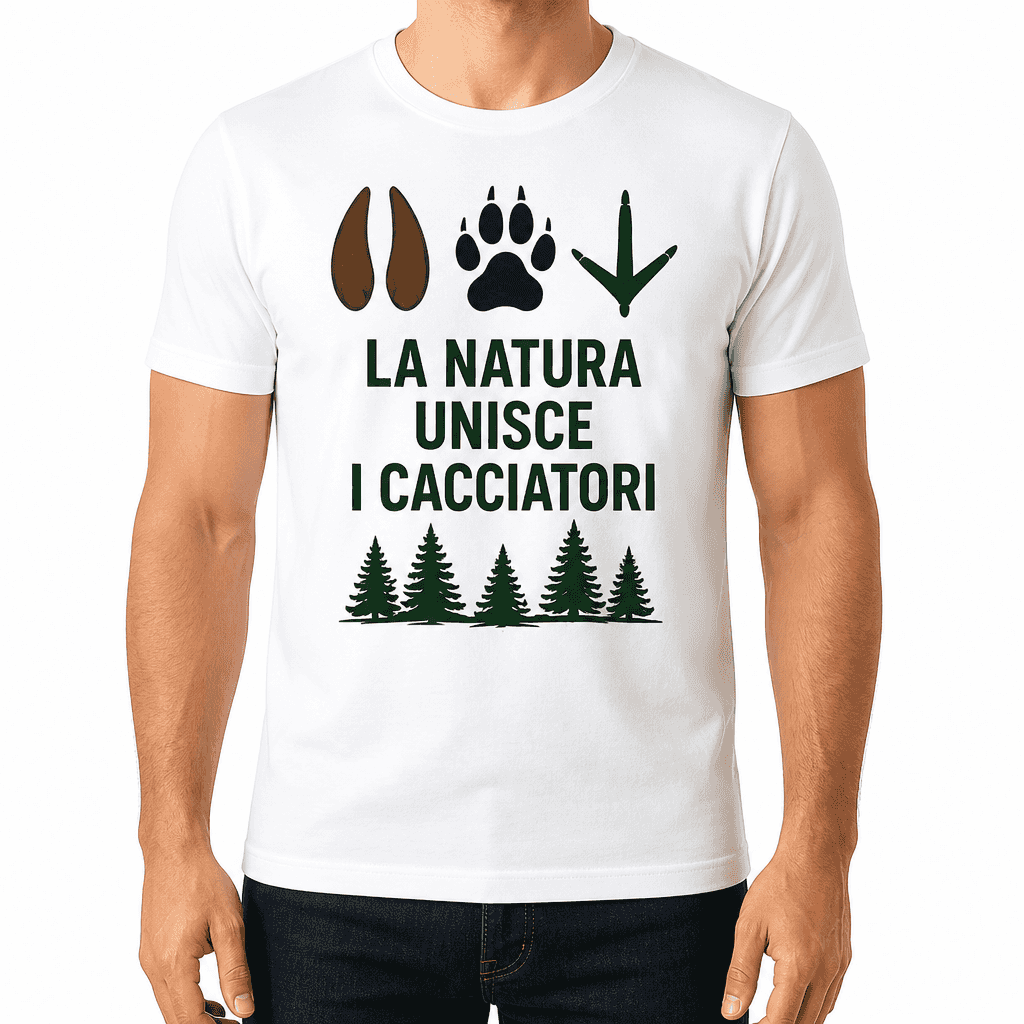 Maglietta da cacciatore – LA NATURA UNISCE I CACCIATORI
