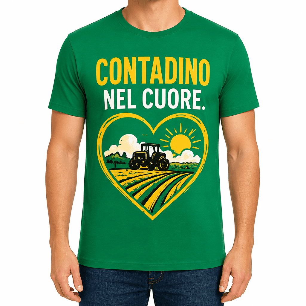 Maglietta per contadino – CONTADINO NEL CUORE.
