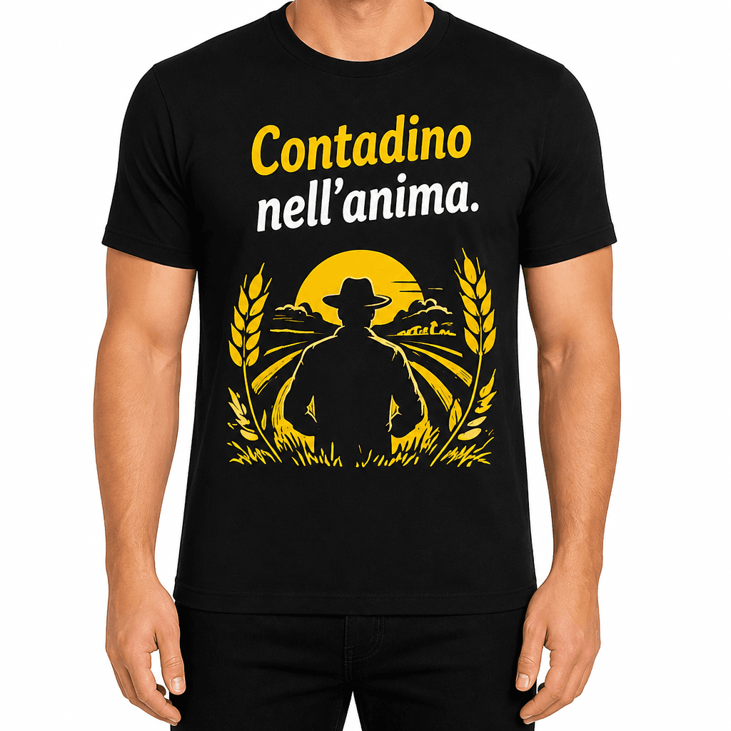 Maglietta per contadino – Contadino nell'anima.