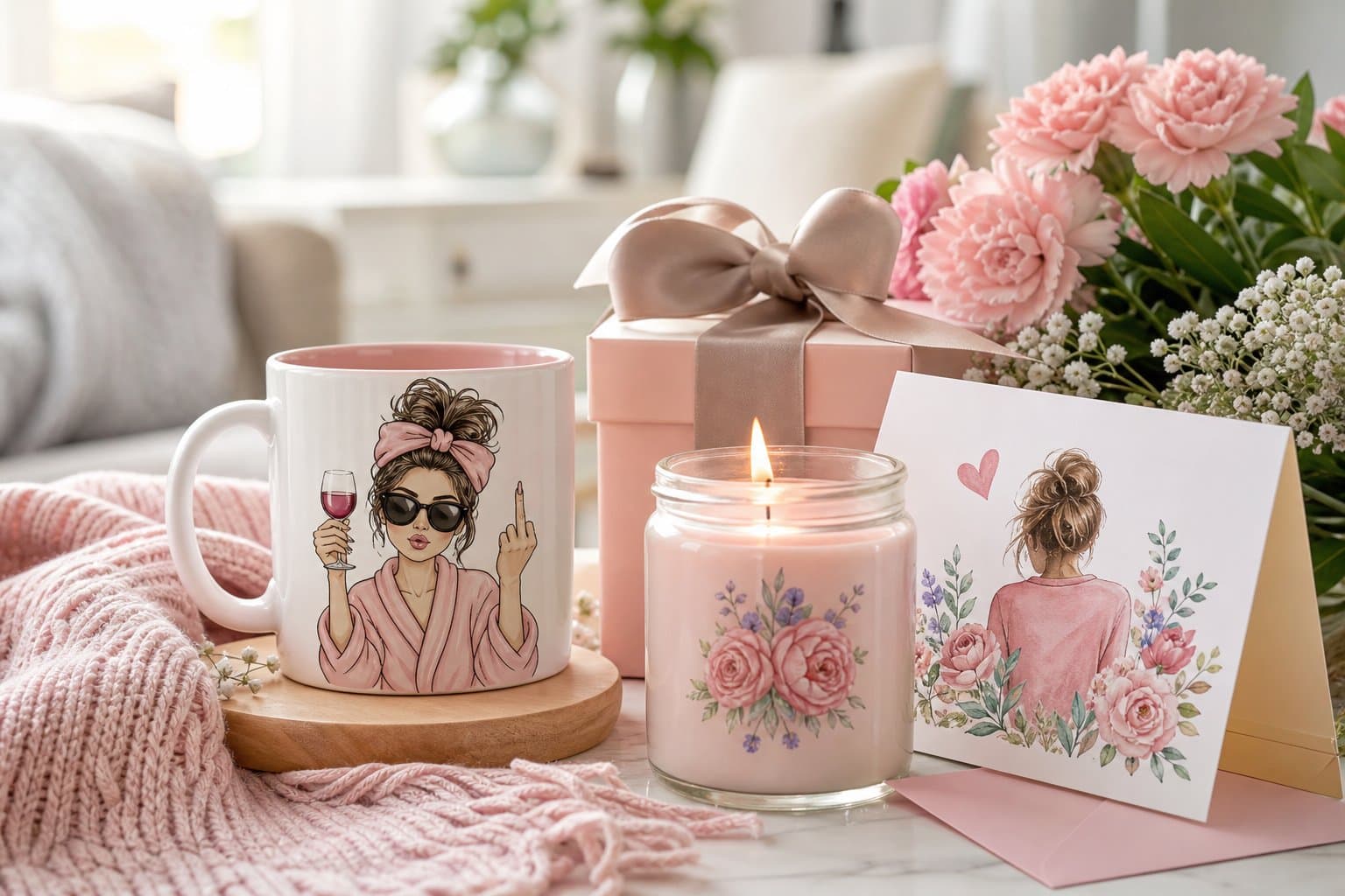 Regalo per la mamma dalla figlia divertente