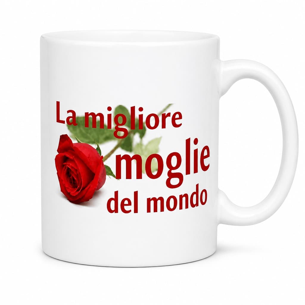 Tazza divertente la migliore moglie del mondo