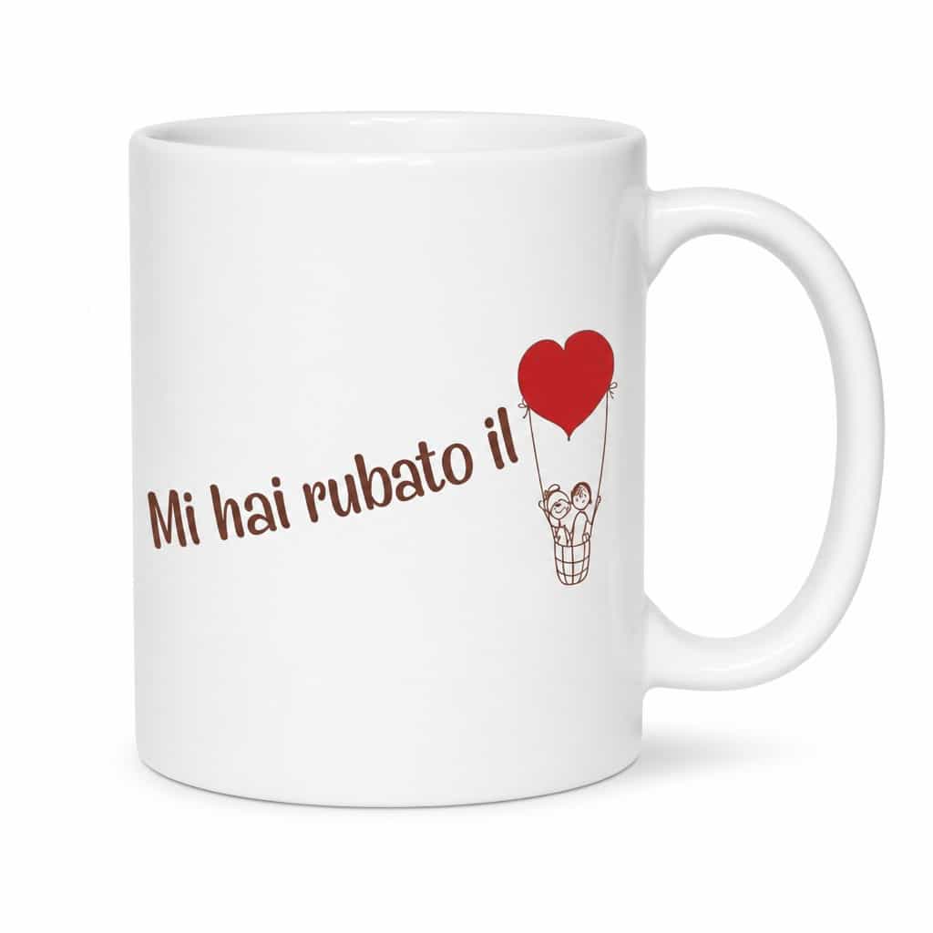 Tazza divertente Mi hai rubato il cuore
