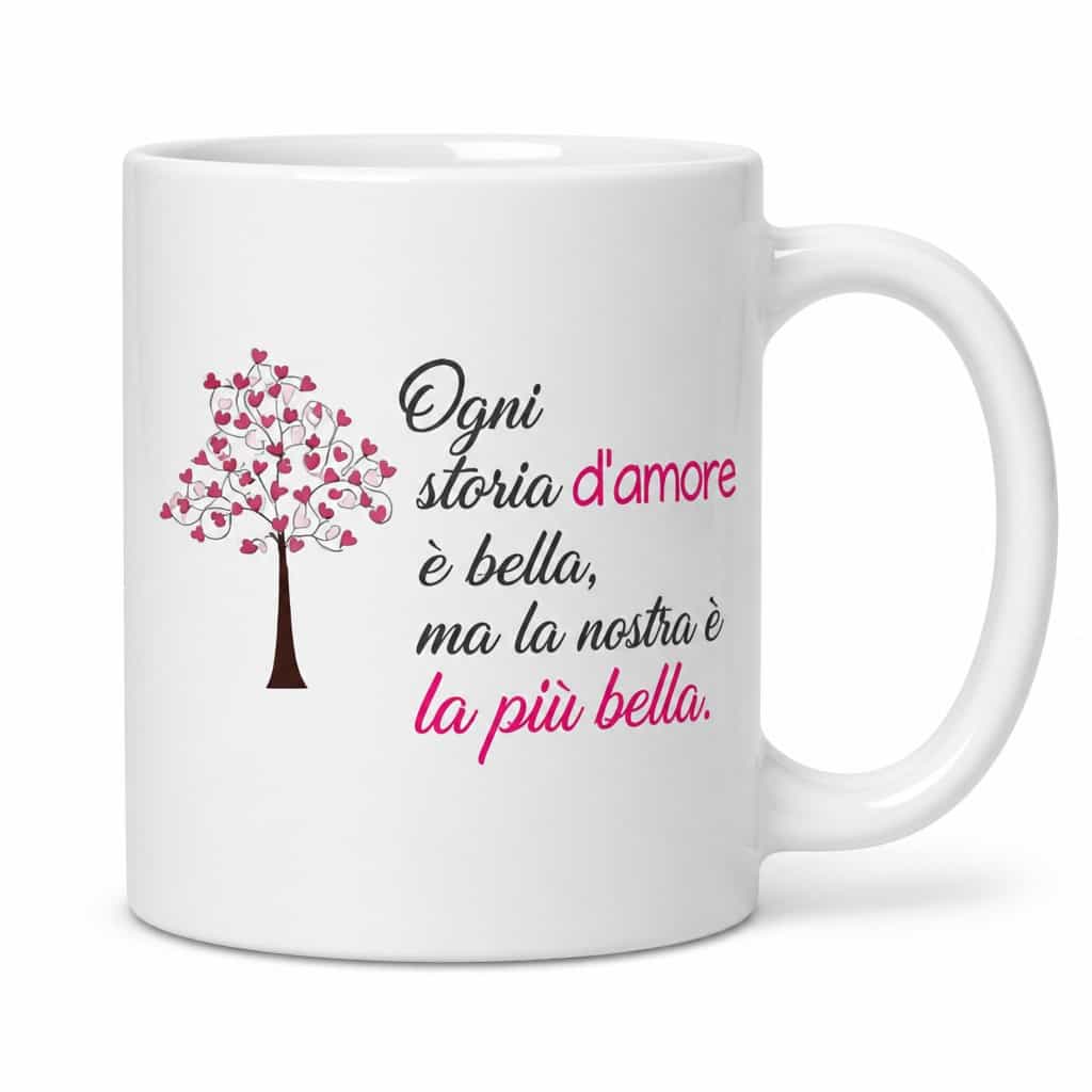 Tazza divertente storia d'amore