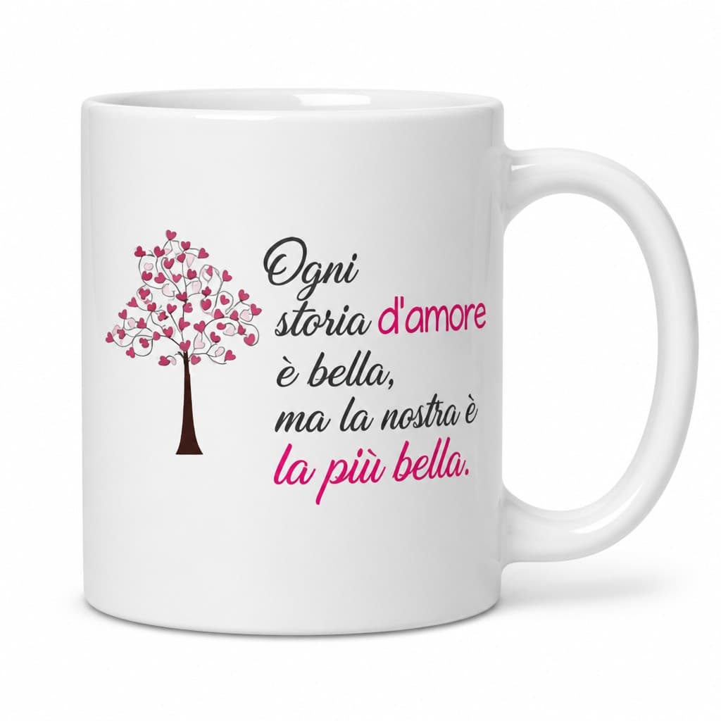 Tazza divertente storia d'amore