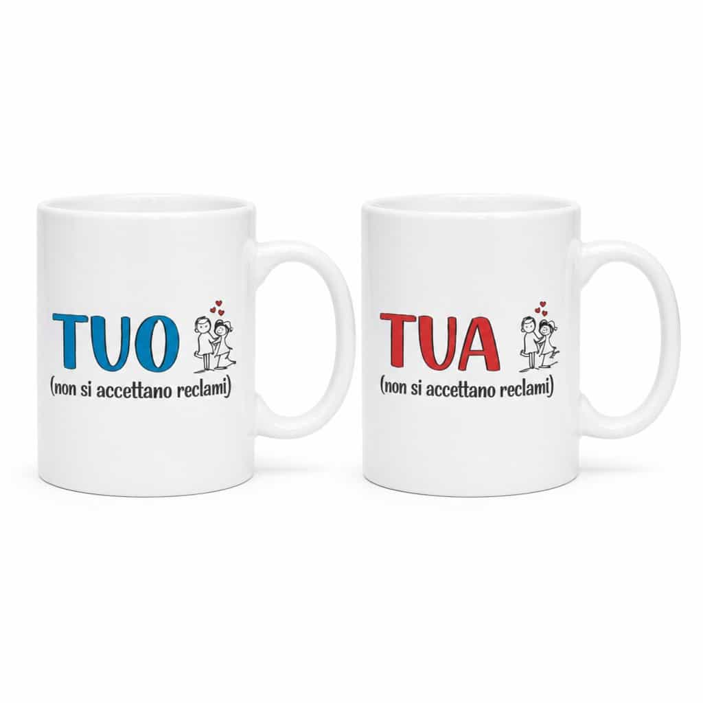 Tazze di coppia Tuo e Tua