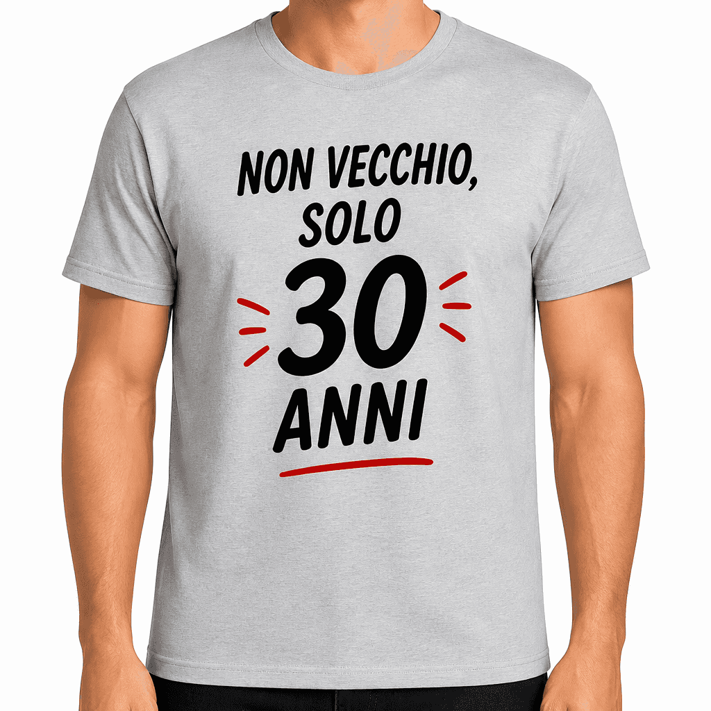 Maglietta per 30 anni – Non vecchio, solo 30 anni
