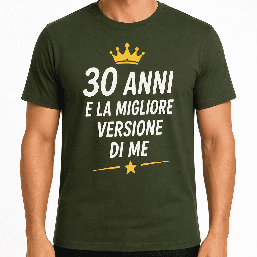 Maglietta per 30 anni – 30 anni e la migliore versione di me