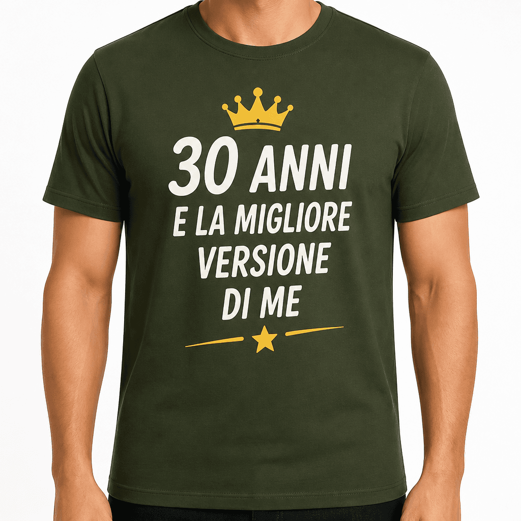 Maglietta per 30 anni – 30 anni e la migliore versione di me