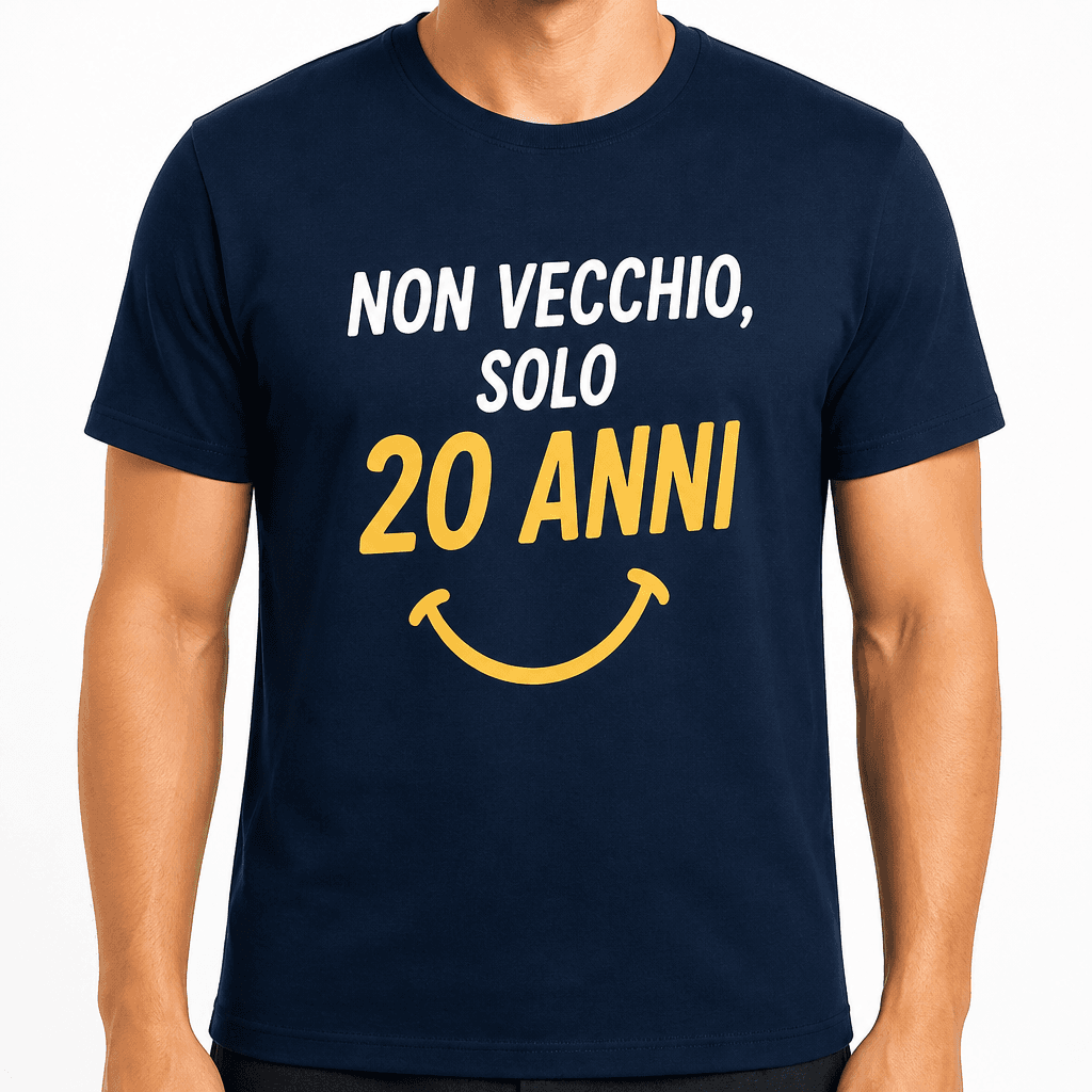 Maglietta per 20 anni – Non vecchio, solo 20 anni