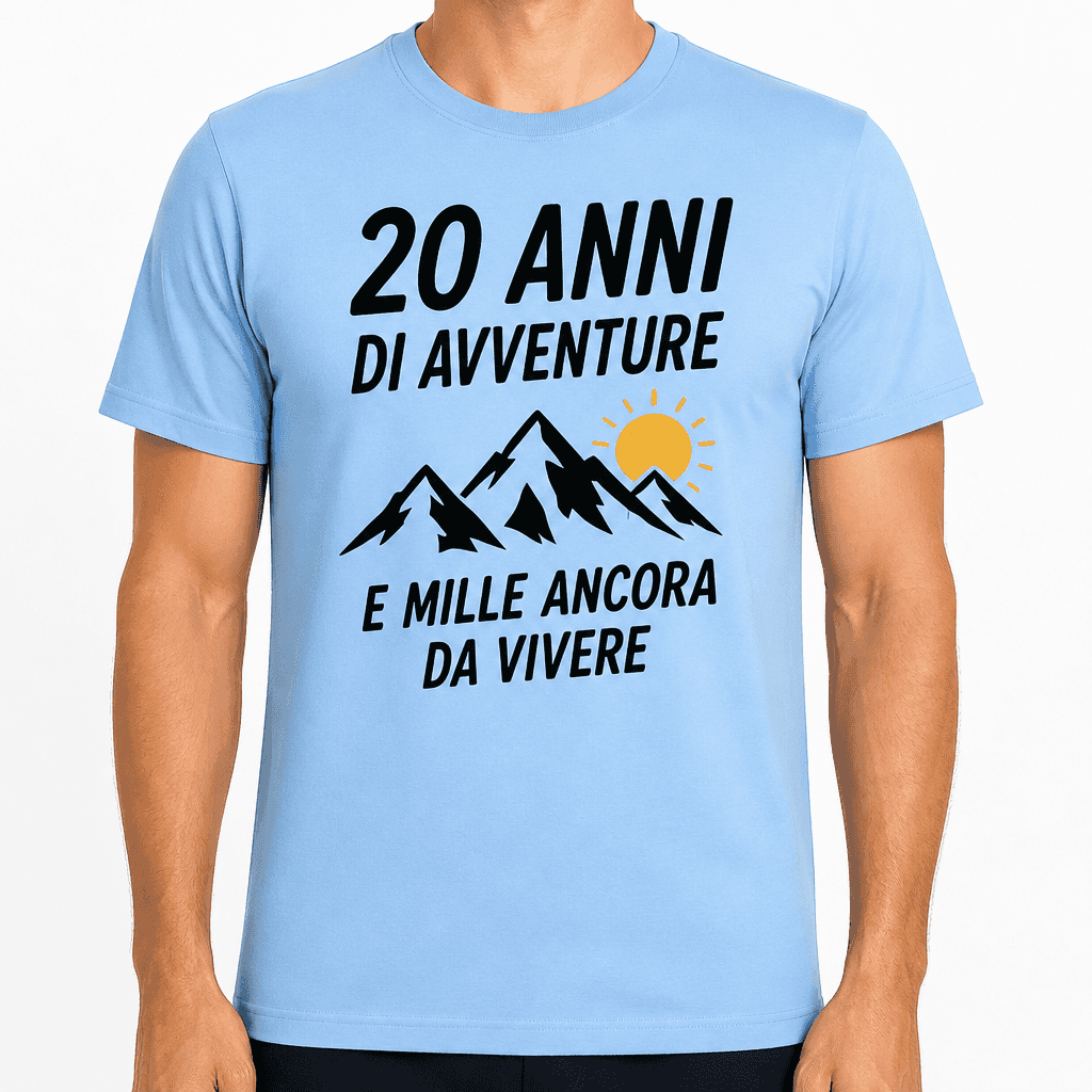 Maglietta per 20 anni – 20 anni di avventure e mille ancora da vivere