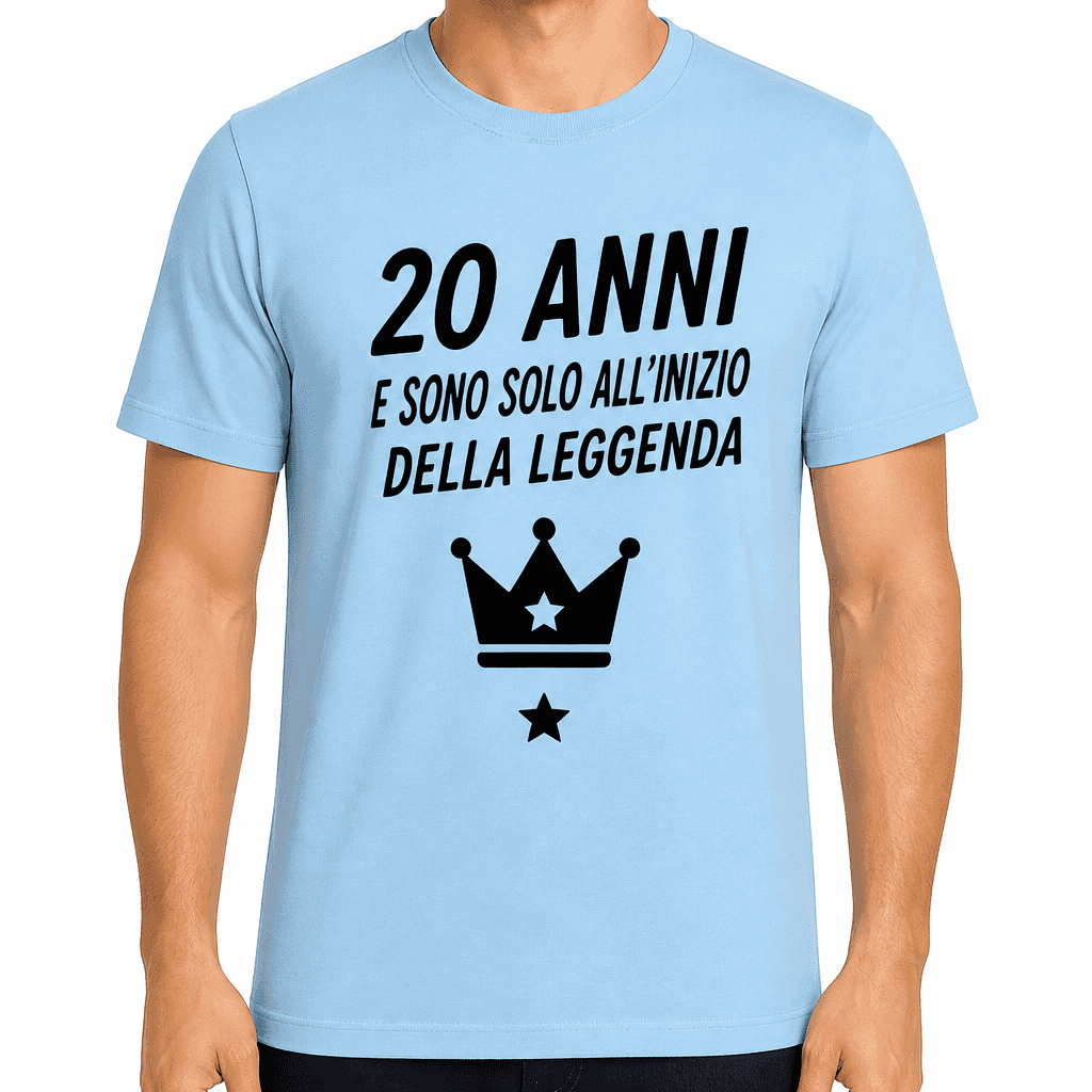 Maglietta per 20 anni – 20 anni e sono solo all'inizio della leggenda