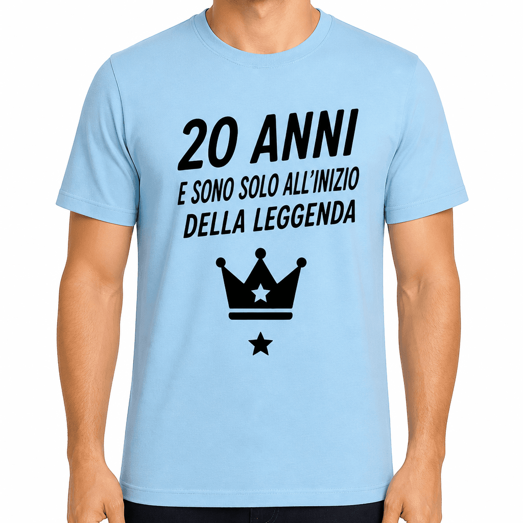 Maglietta per 20 anni – 20 anni e sono solo all'inizio della leggenda