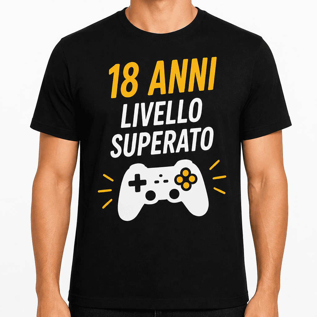 Maglietta per 18 anni – 18 anni livello superato