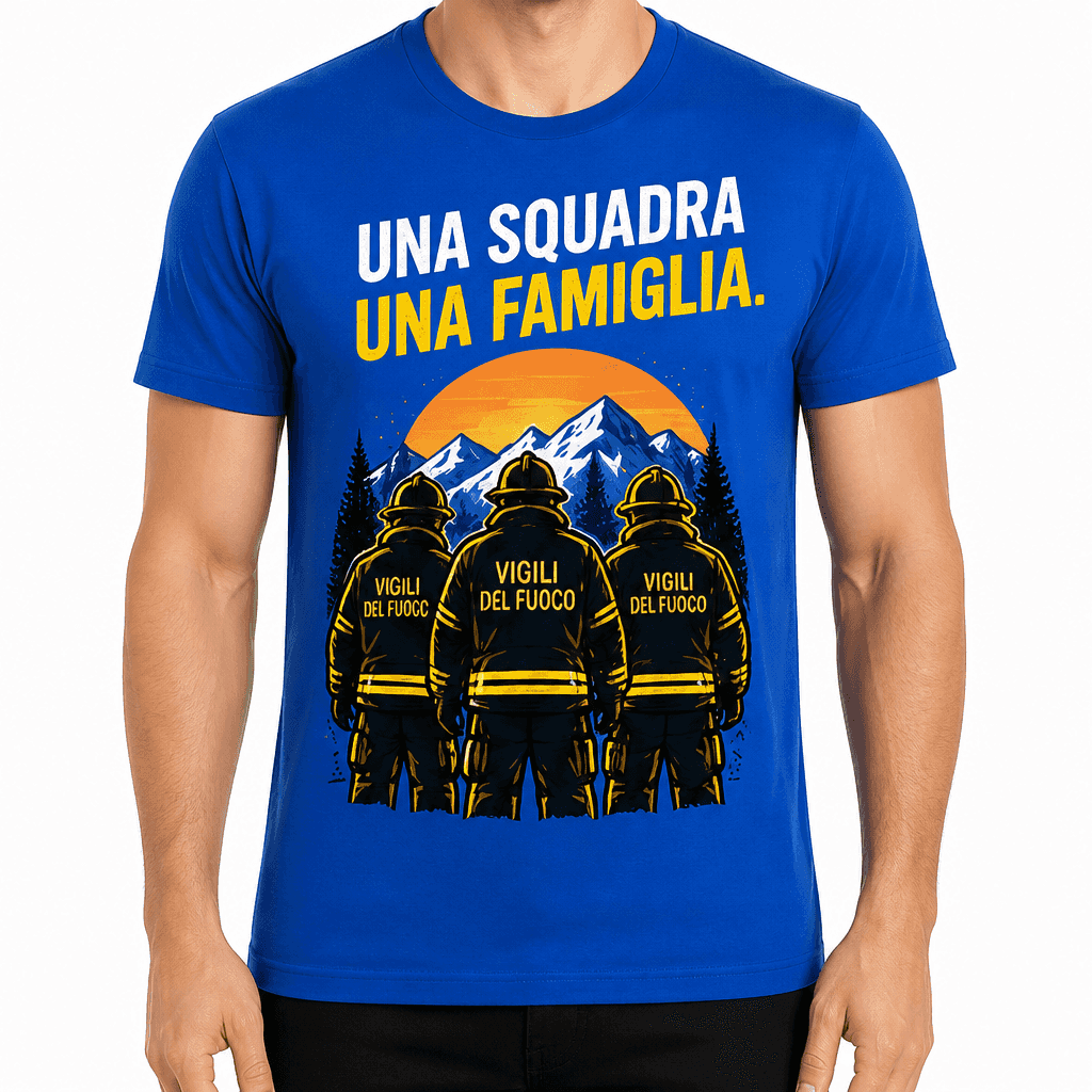 Maglietta pompiere – Una squadra una famiglia.