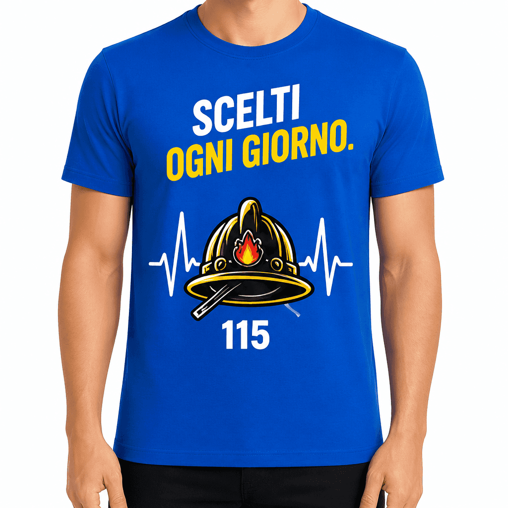 Maglietta pompiere – Scelti ogni giorno.