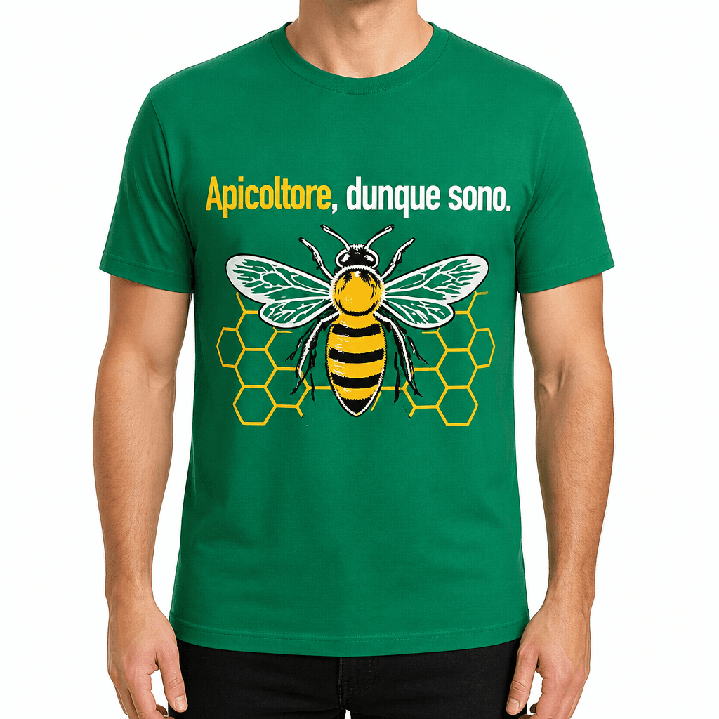 Maglietta da apicoltore – Apicoltore, dunque sono.
