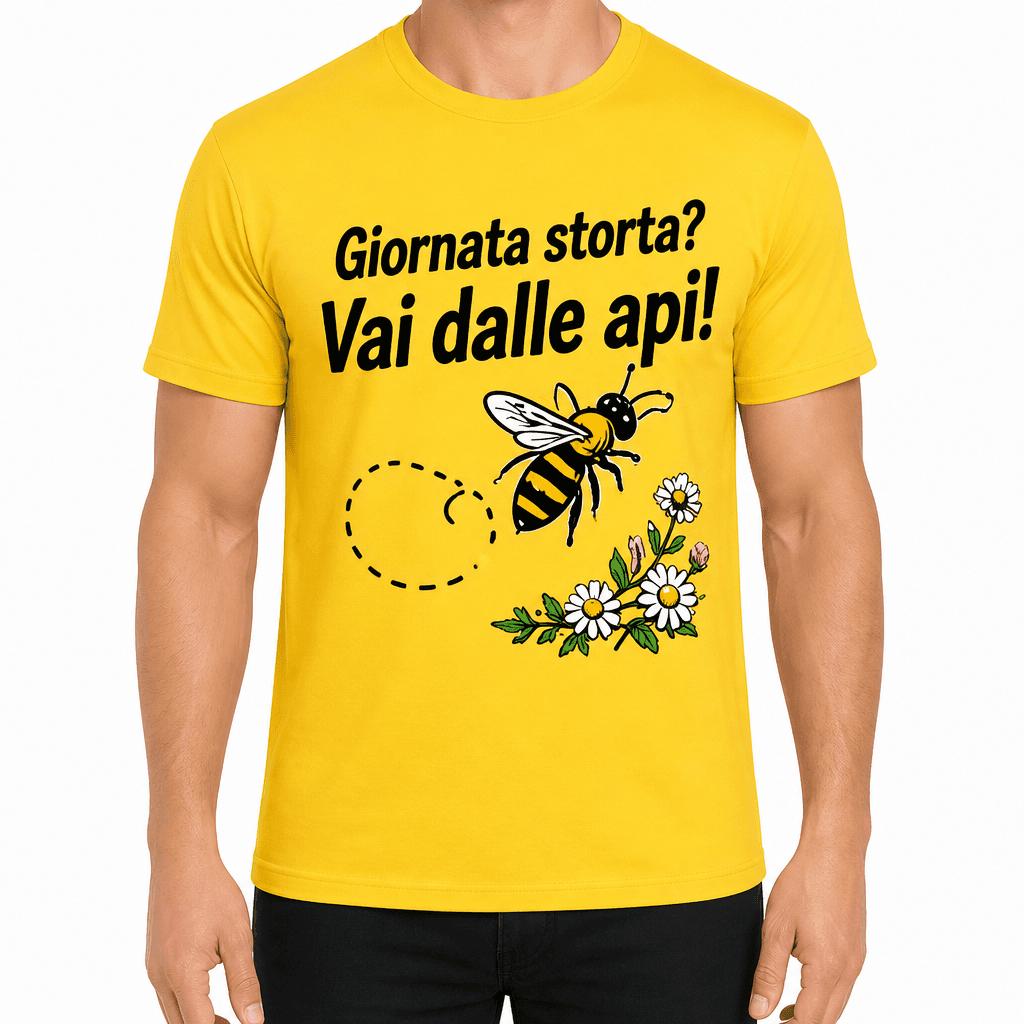 Maglietta da apicoltore – Giornata storta? Vai dalle api!