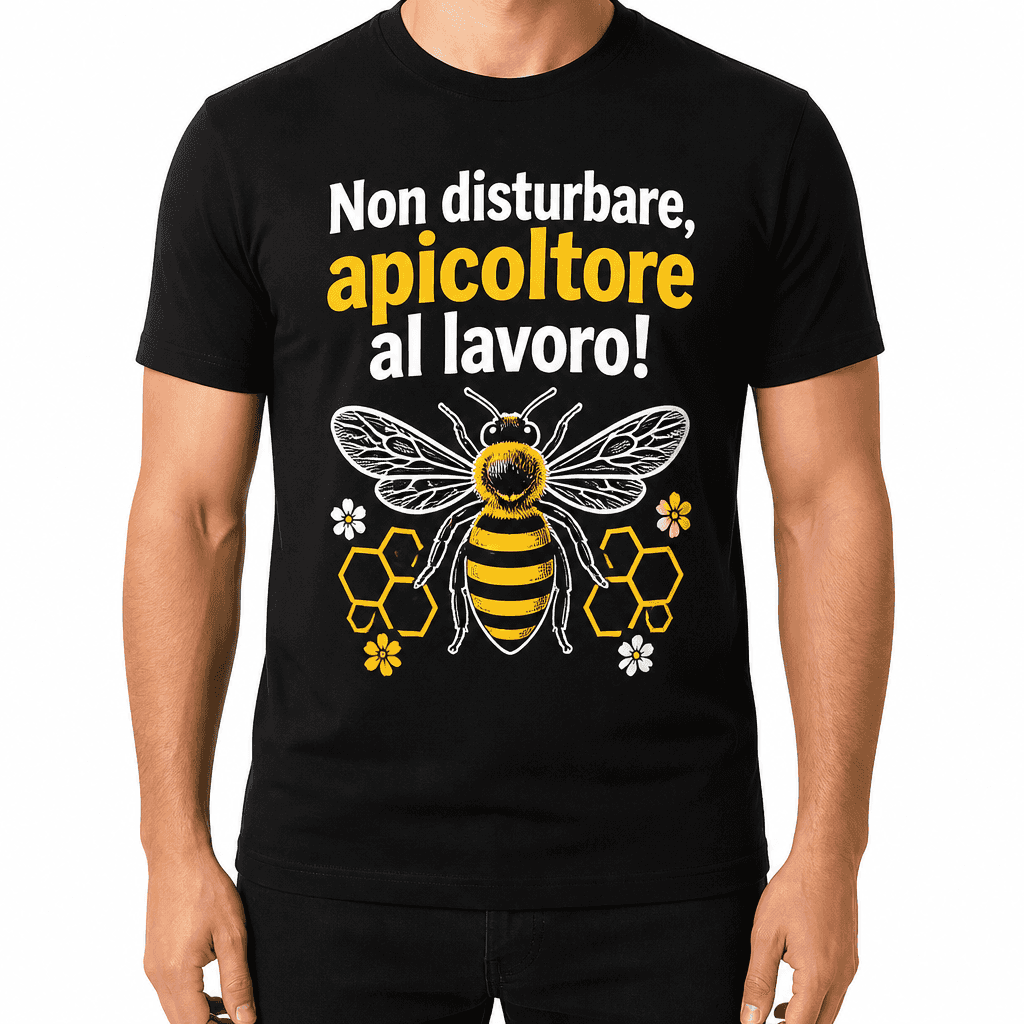 Maglietta da apicoltore – Non disturbare, apicoltore al lavoro!