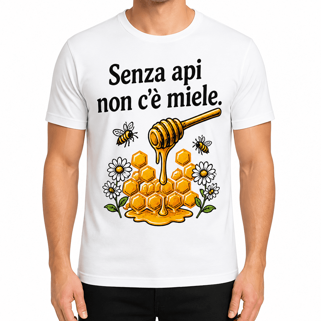 Maglietta da apicoltore – Senza api non c'è miele.