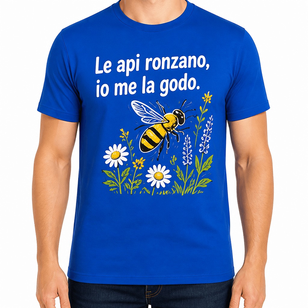 Maglietta da apicoltore – Le api ronzano, io me la godo.