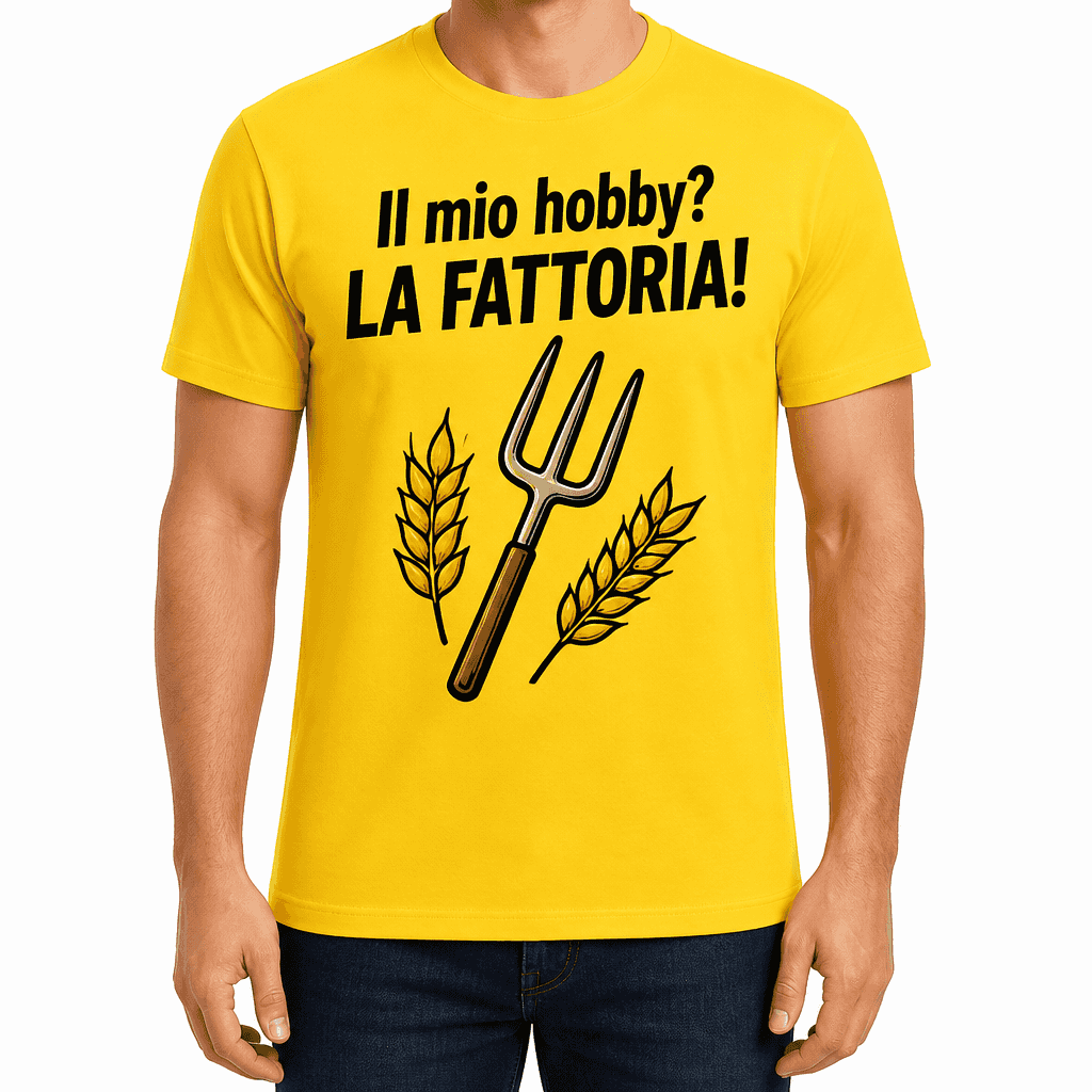 Maglietta per contadino – Il mio hobby? LA FATTORIA!