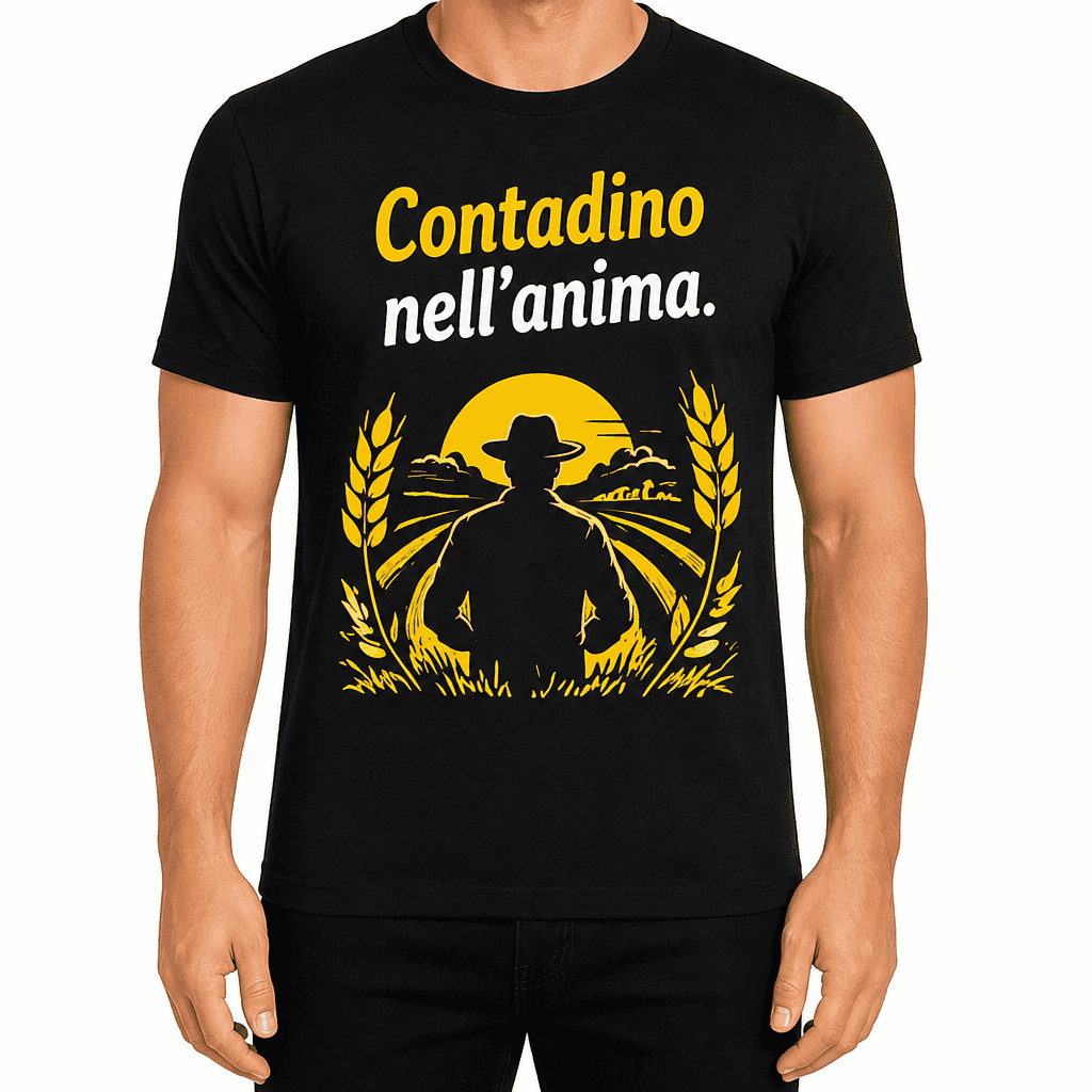 Maglietta per contadino – Contadino nell'anima.