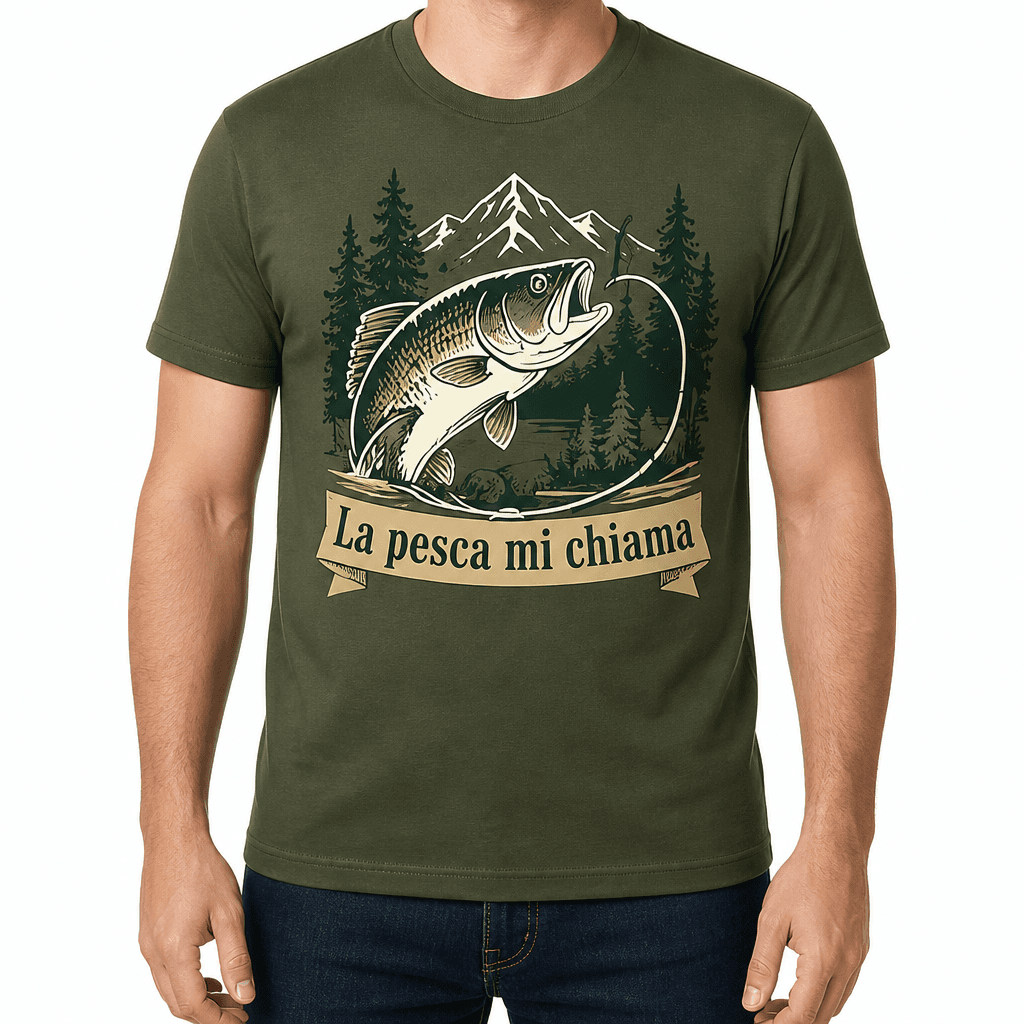 Maglietta da pesca – La pesca mi chiama