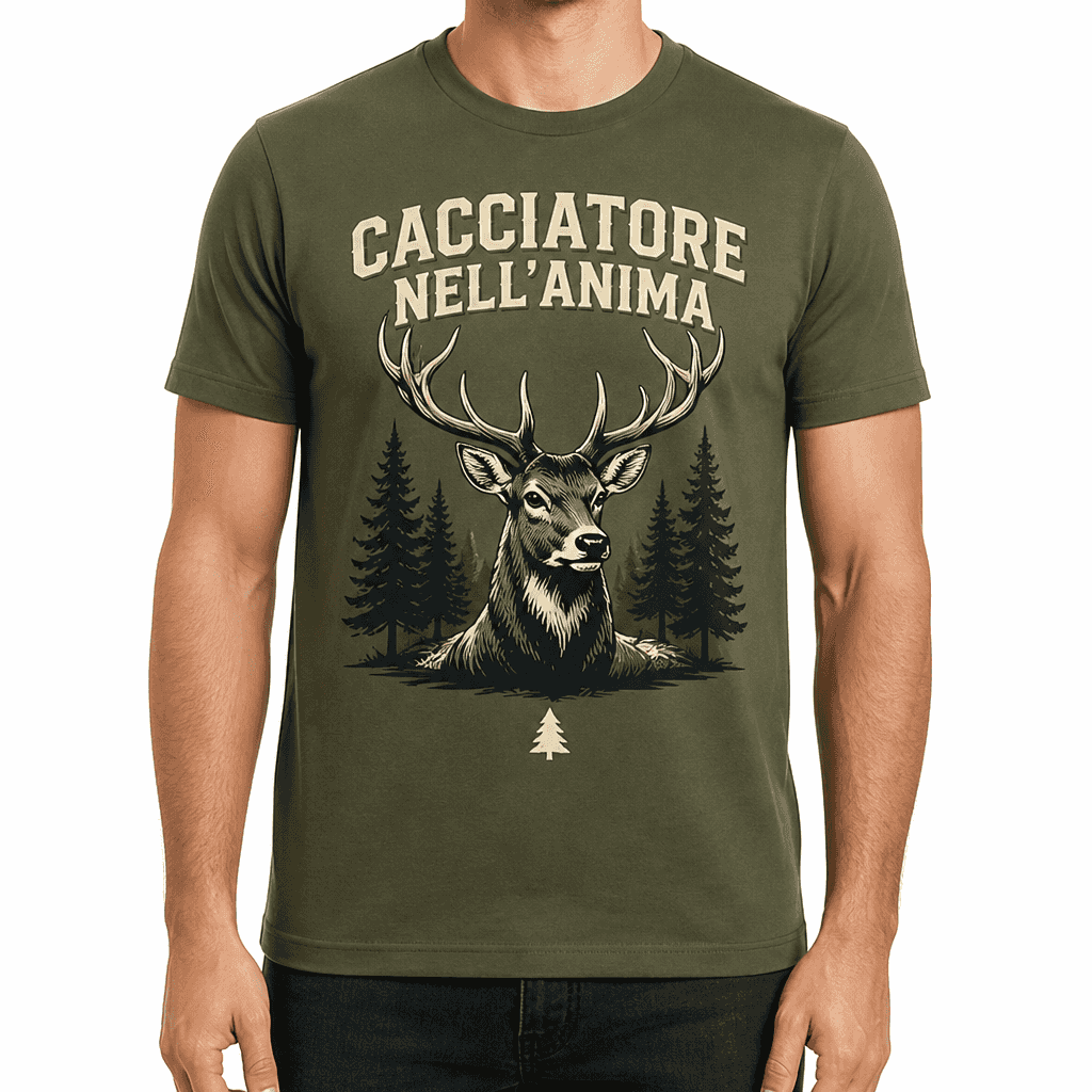Maglietta da cacciatore – CACCIATORE NELL'ANIMA