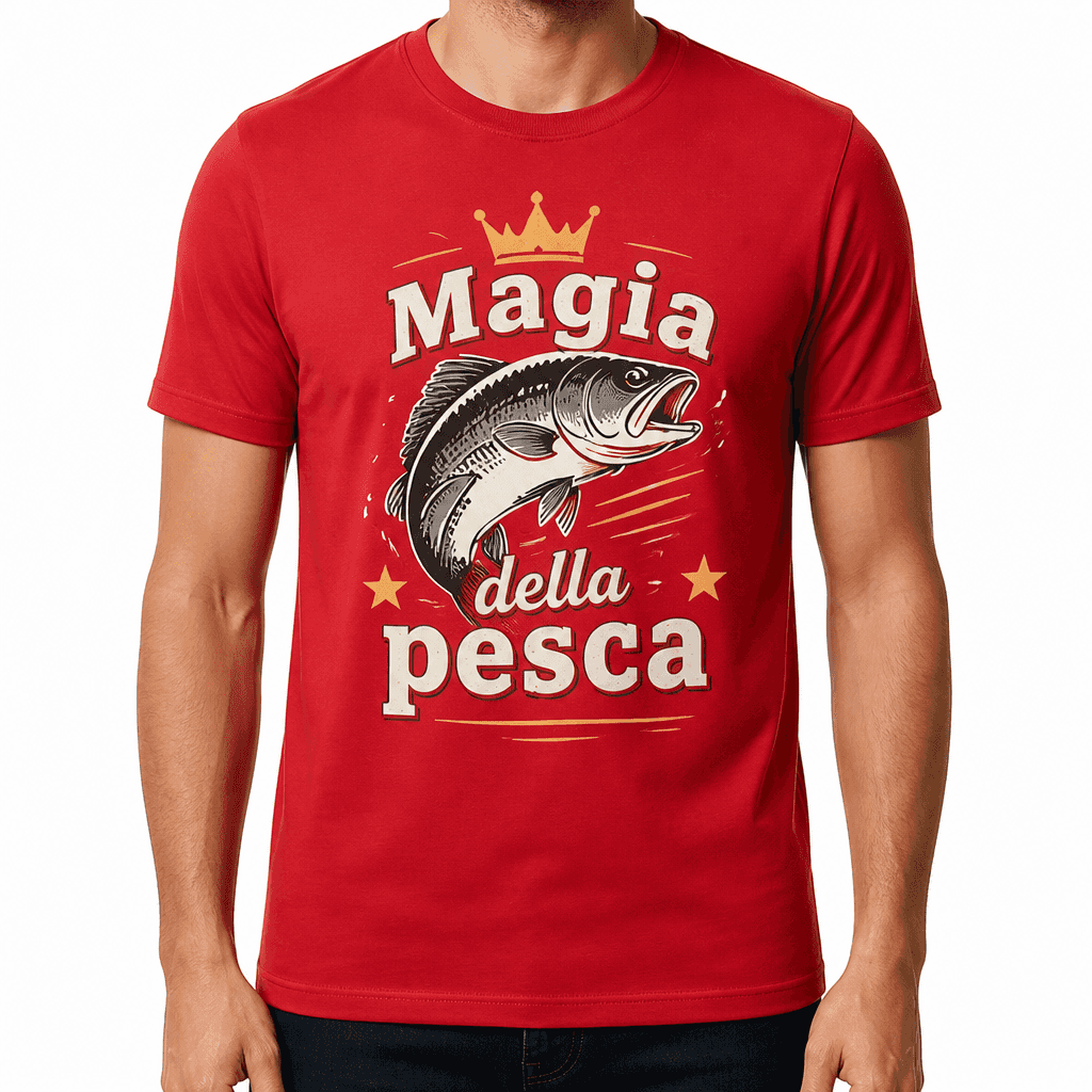 Maglietta da pesca β Magia della pesca