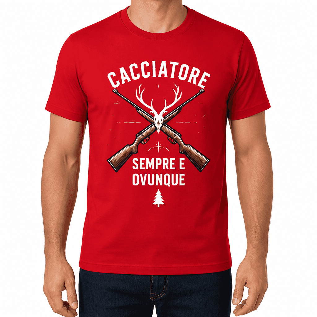 Maglietta da cacciatore – CACCIATORE SEMPRE E OVUNQUE