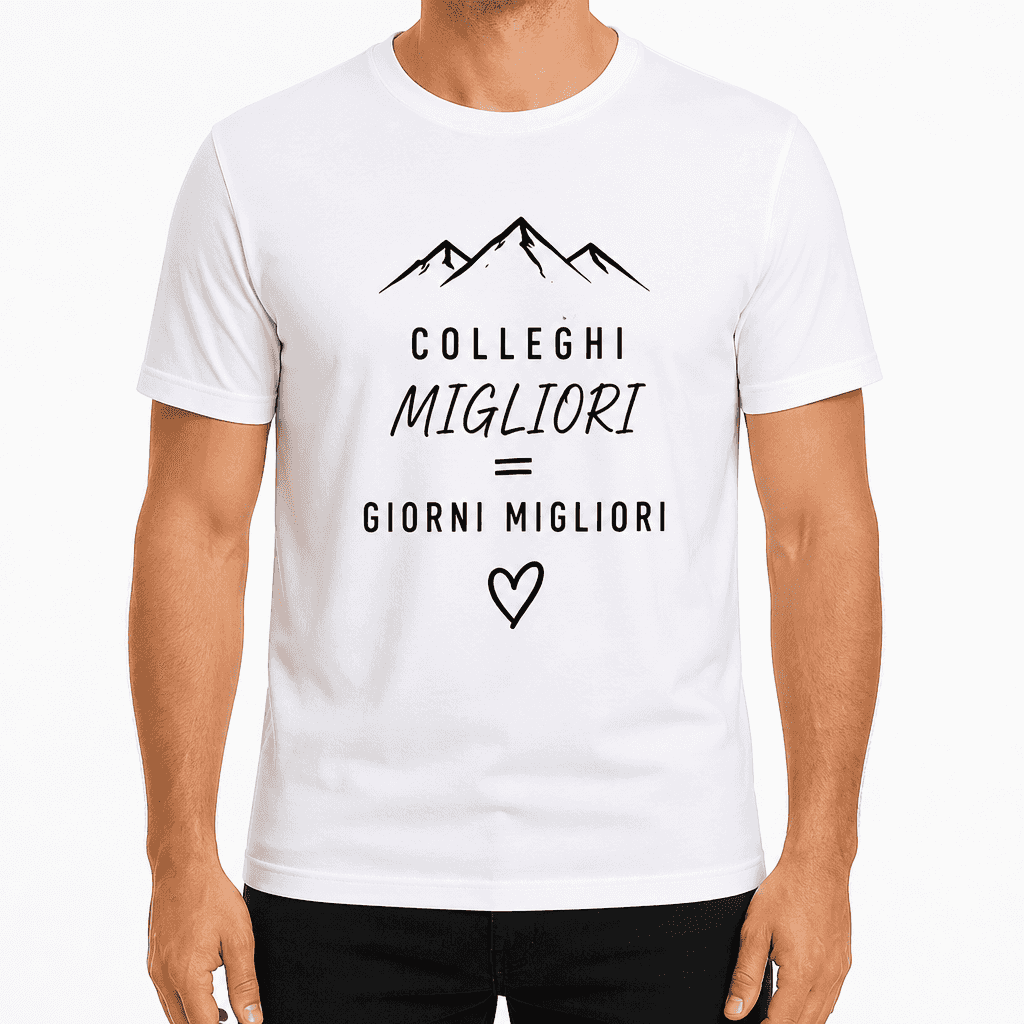Maglietta per collega – COLLEGHI MIGLIORI = GIORNI MIGLIORI