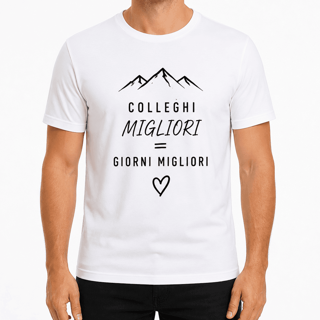 Maglietta per collega – COLLEGHI MIGLIORI = GIORNI MIGLIORI