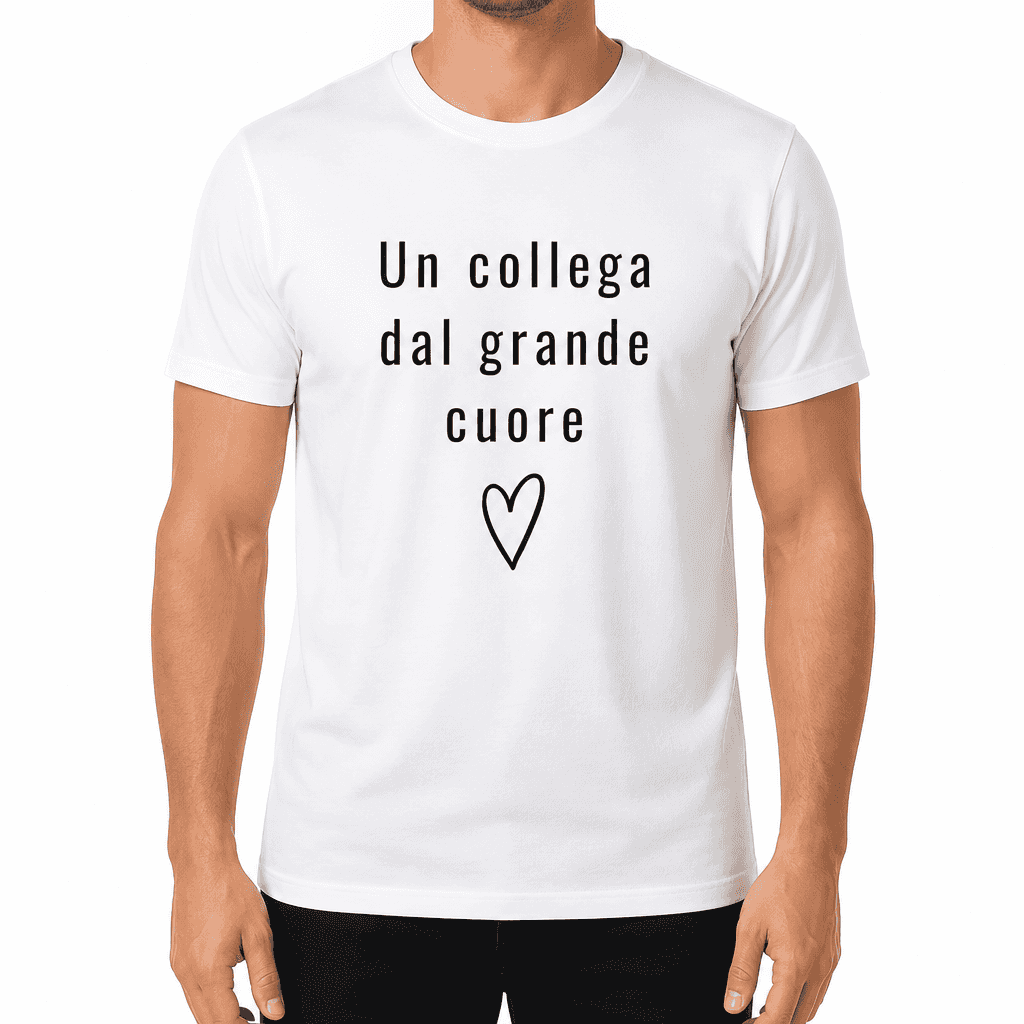 Maglietta per collega – Un collega dal grande cuore
