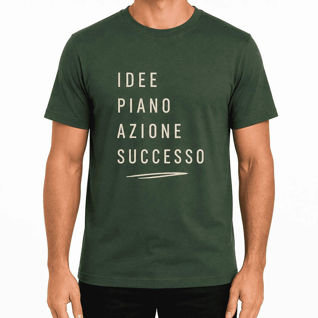 Maglietta per collega – IDEE PIANO AZIONE SUCCESSO