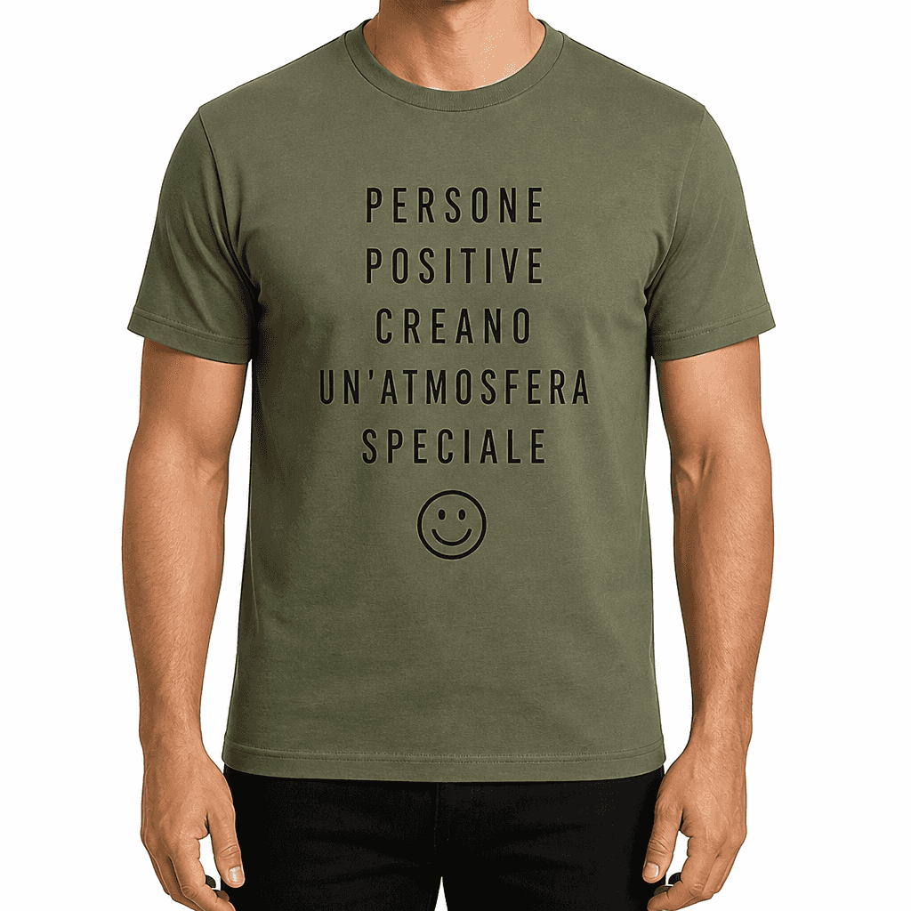 Maglietta per collega – Persone positive creano un'atmosfera speciale
