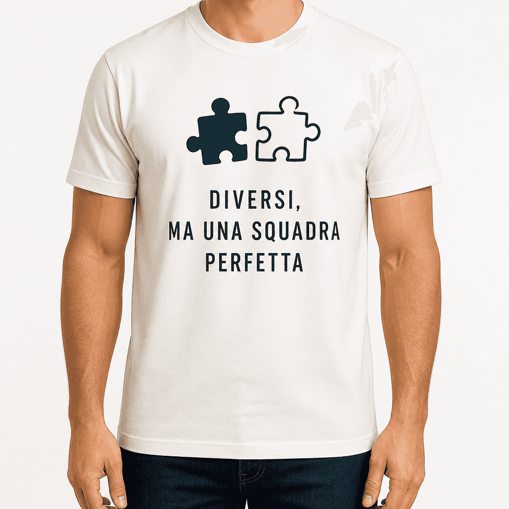 Maglietta per collega – Diversi, ma una squadra perfetta