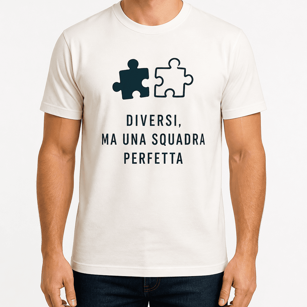 Maglietta per collega – Diversi, ma una squadra perfetta
