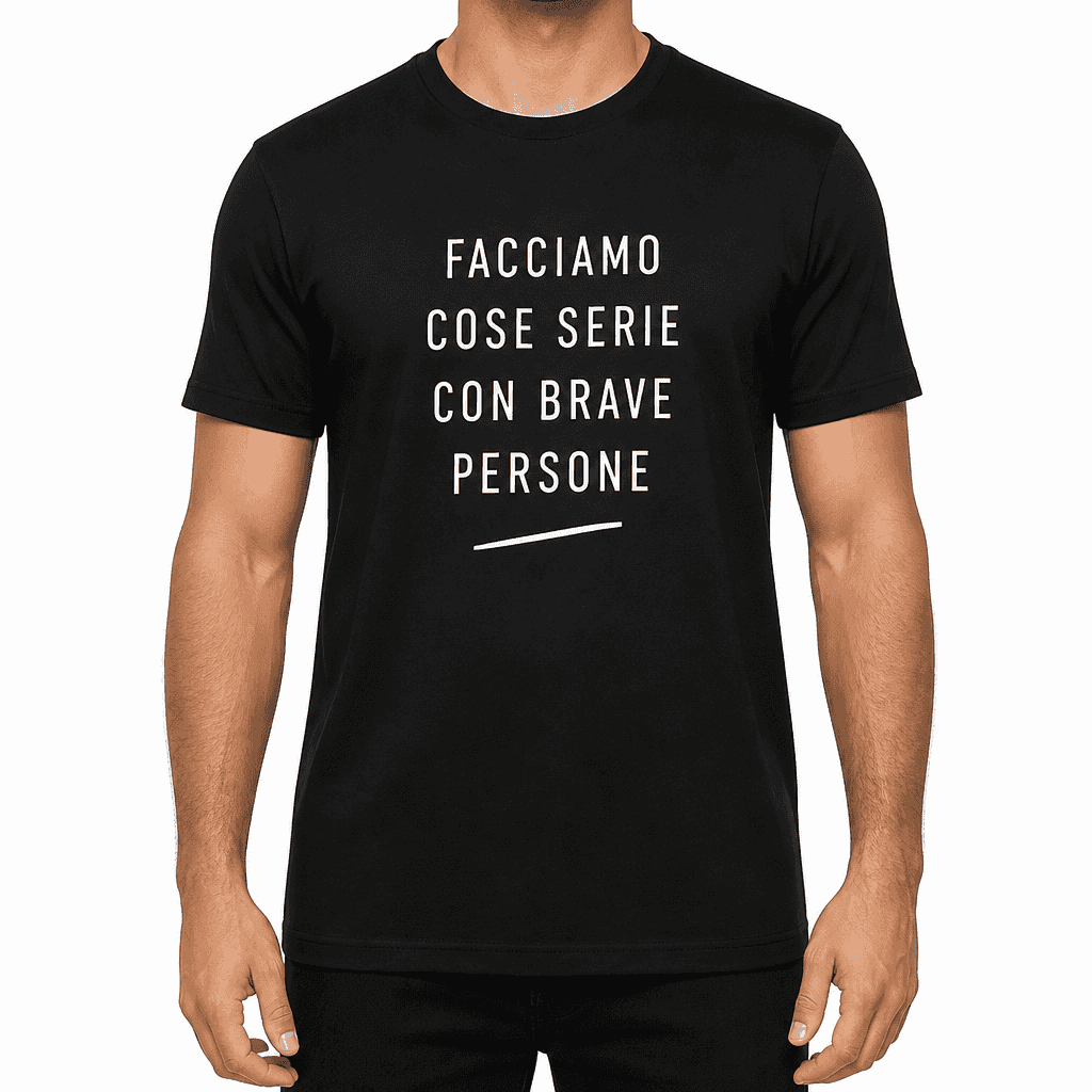Maglietta per collega – Facciamo cose serie con brave persone