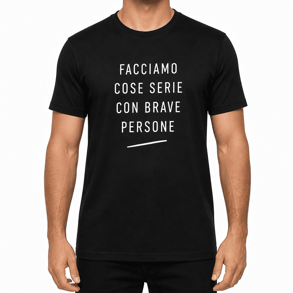 Maglietta per collega – Facciamo cose serie con brave persone