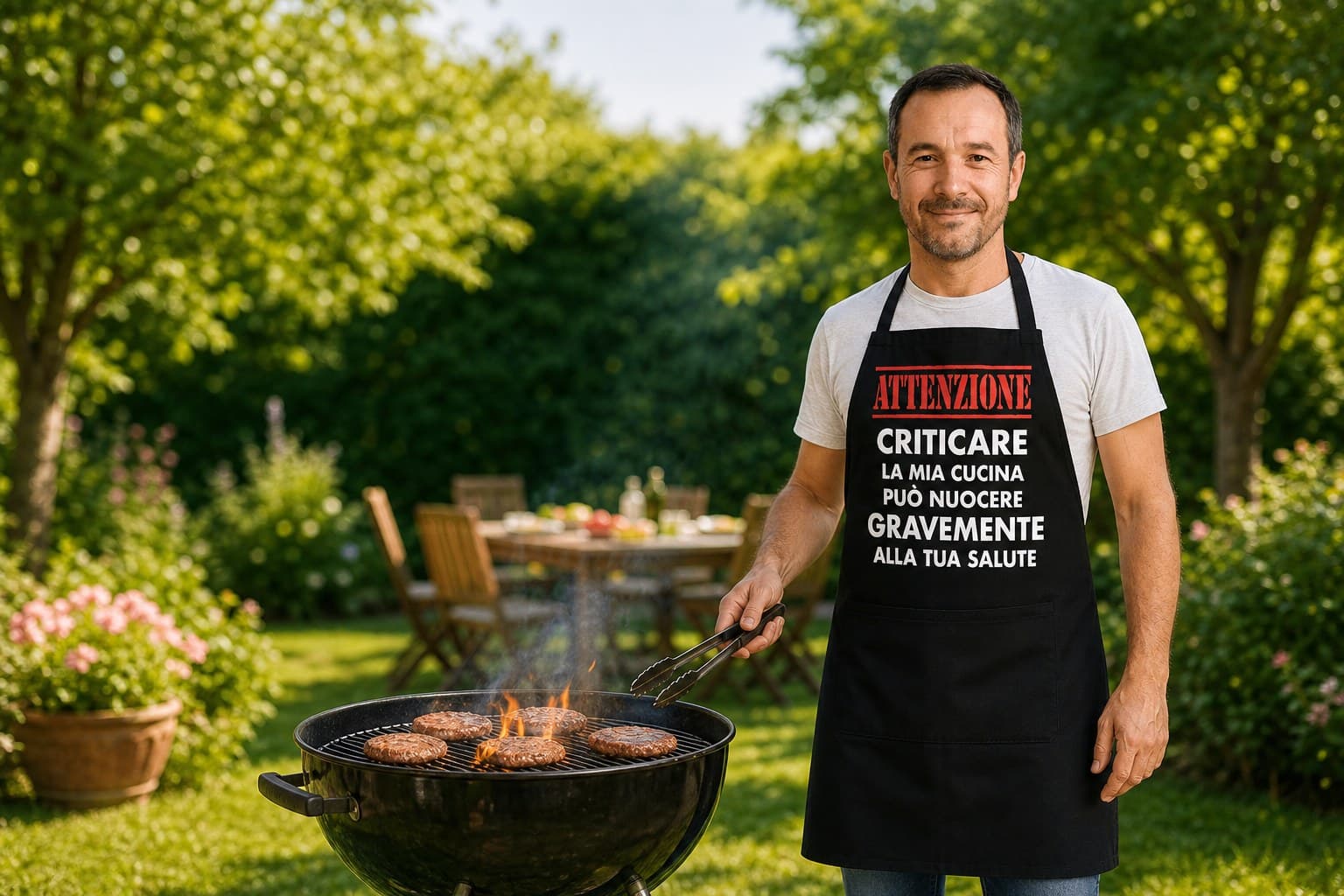 Alla griglia con il grembiule Non criticare la mia cucina – Tshirt-divertenti.com