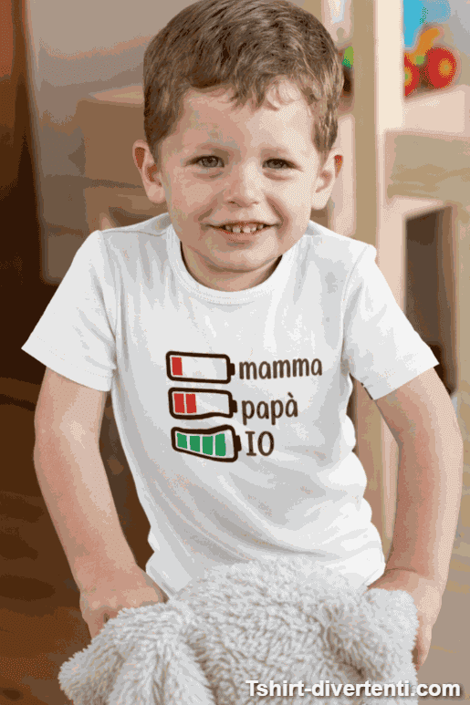 Body per neonati batteria scarica mamma papĂ io
