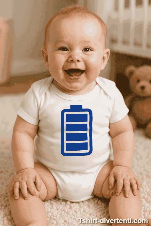 Body per neonati divertente batteria piena