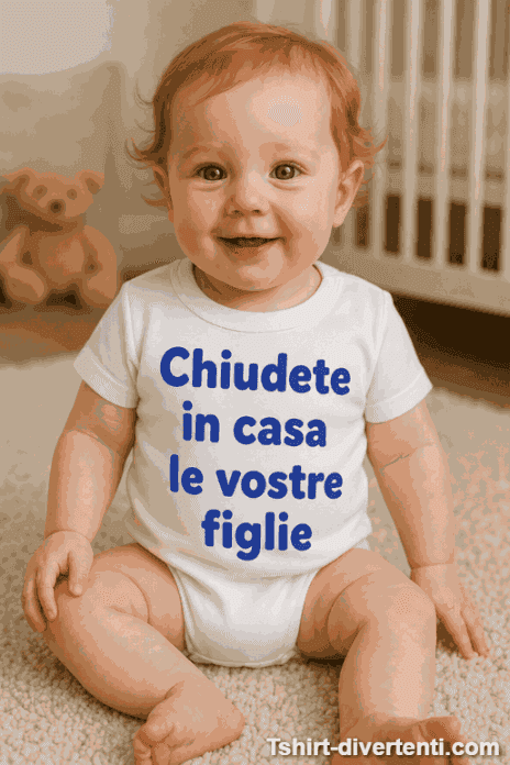 Body per neonati divertente chiudete le figlie