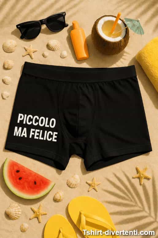 Boxer divertenti Piccolo ma felice