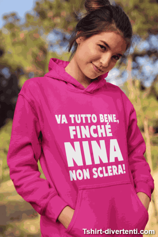 Felpa divertente va tutto bene con nome a scelta