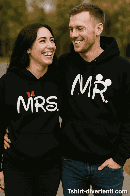 Felpe di coppia Mr Mrs
