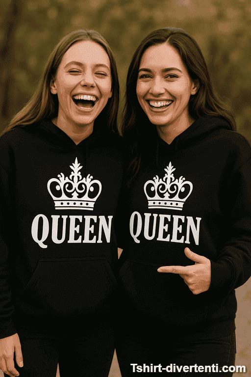 Felpe di coppia Queen Queen
