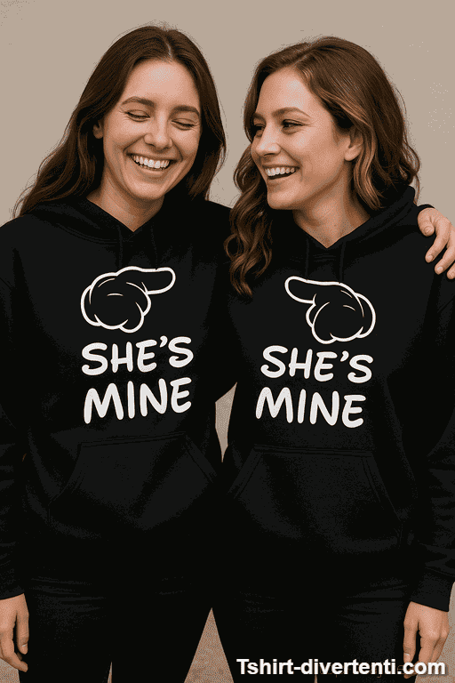 Felpe di coppia She’s mine