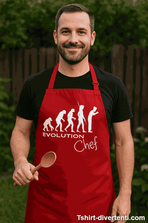 Grembiule divertente Evolution Chef